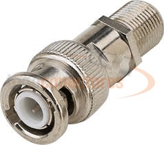 Adaptador Bnc Macho A F Hembra Cctv Conector Camara X10 Unid - Imagen 3