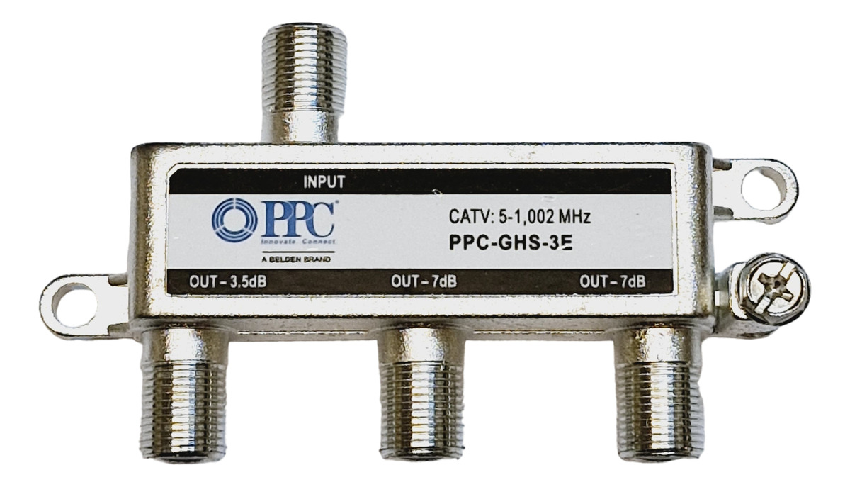 Derivador Splitter De Tv 1.2 Gb Ppc Ghs-3e Belden X10 Unids - Imagen 2