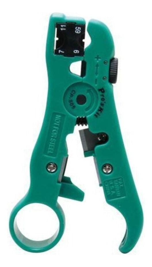 Pelacable Giratorio Proskit Coaxil Rg-59/6/11/7 Y Utp Cp-505 - Imagen 3