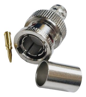 Conector Bnc Amphenol Rg-6 31-71000-rfx Belden 1694a X10unid