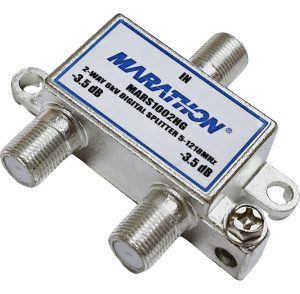 Derivador Splitter De Señal Marathon 2 Vias Coaxil Conector