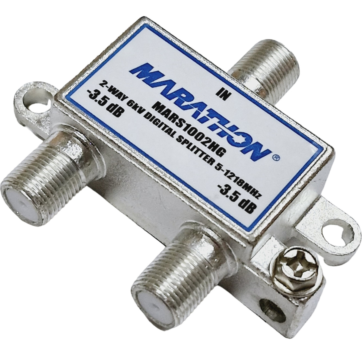 Derivador Splitter De Señal Marathon 2 Vias Coaxil Conector