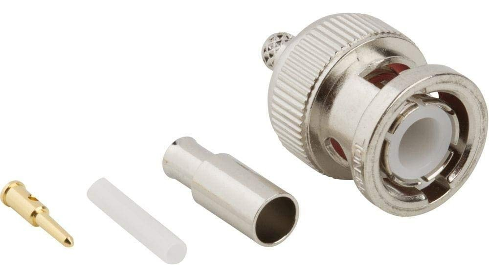 Conector Bnc Macho Crimpear Cable Rg-174 Amphenol 31-315 Rfx