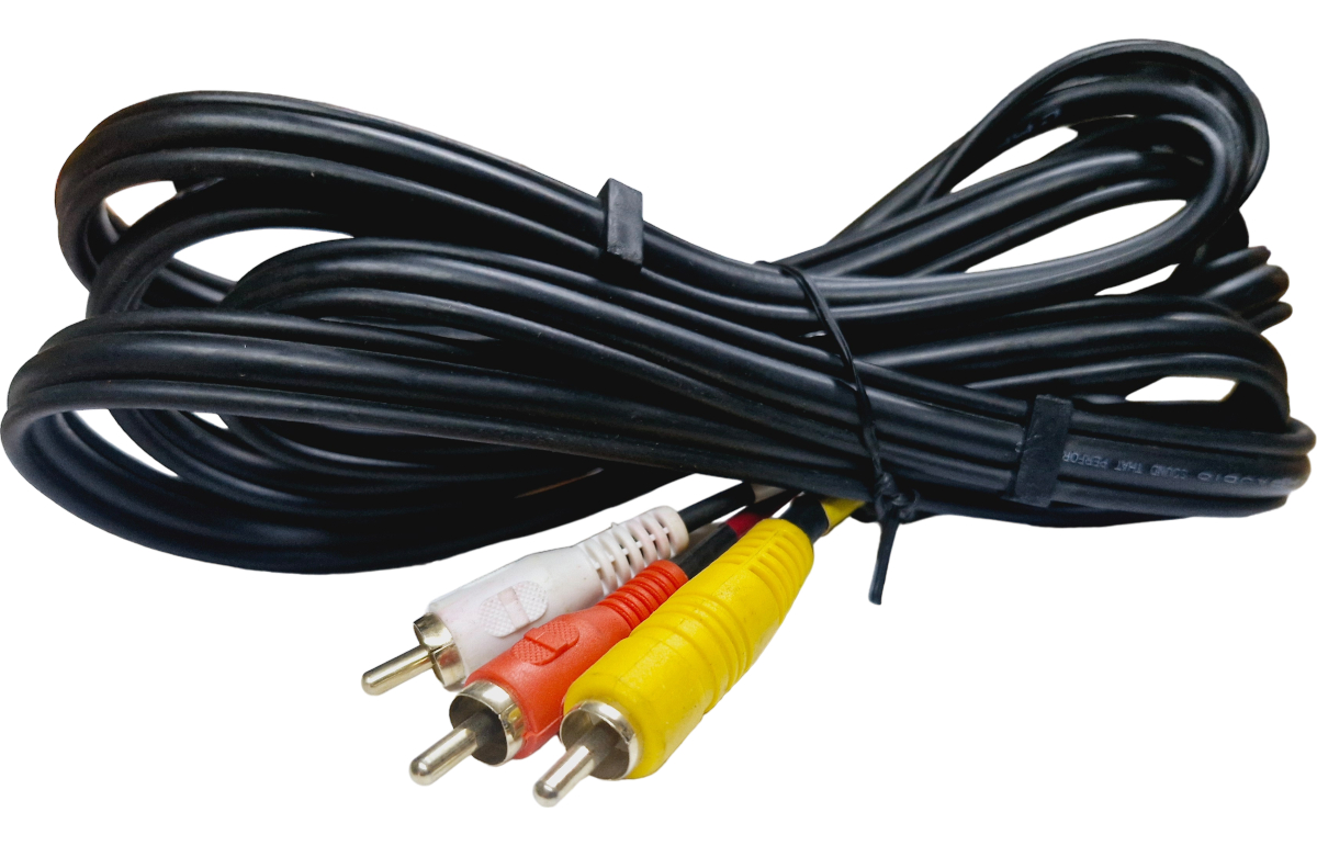 Cable Audio Video 1.5 Mts Rca Gold 3x3 Macho Tv Lcd Dvd Cctv - Imagen 4
