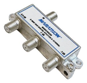 Derivador Splitter De Señal Marathon 3 Vias Conector Coaxil