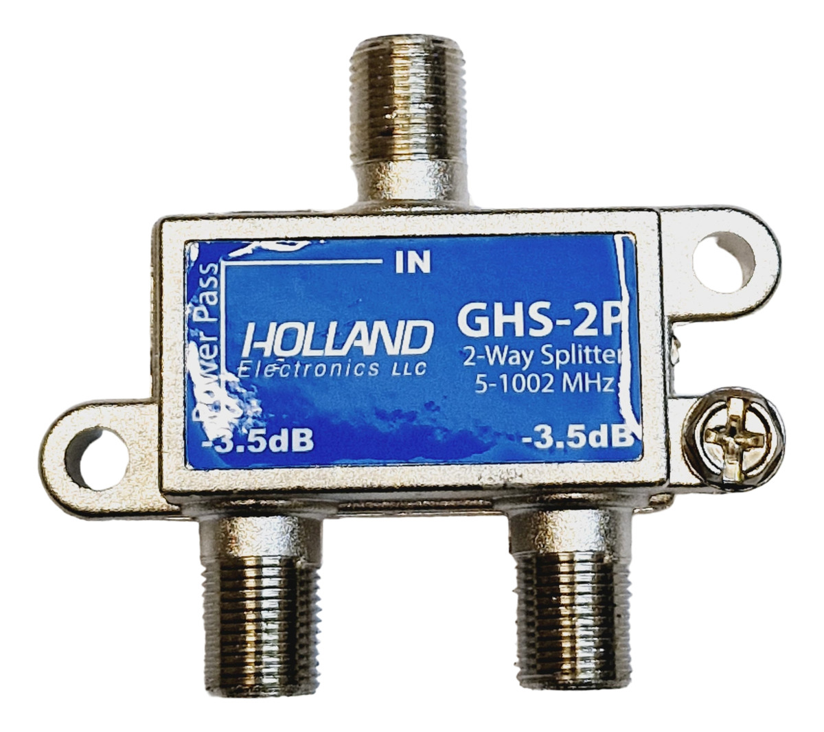 Derivador Splitter De Señal Holland Ghs-2p Con Paso Tension - Imagen 4