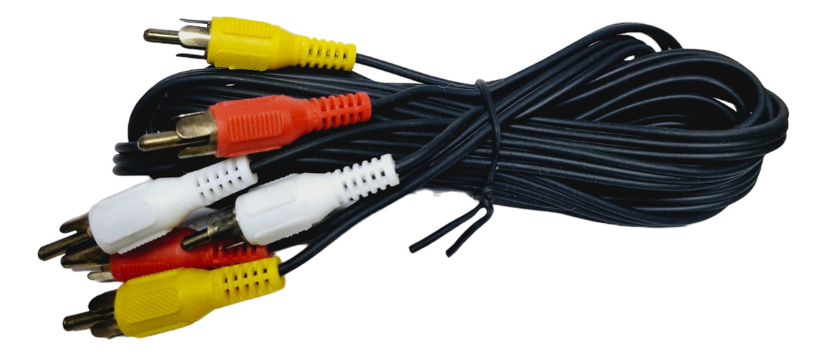 Cable Rca 3 Rca A 3 Rca Macho 1,5 Metros Audio Video X10 Uni - Imagen 3
