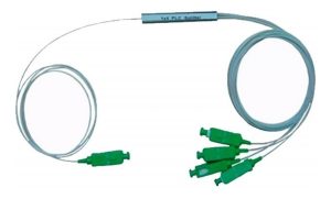 Derivador Splitter De Fibra Optica 1x4 Conector Sc/apc Plc