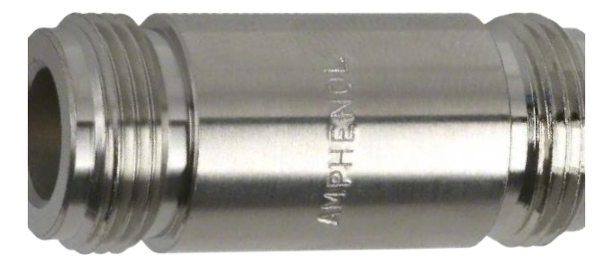 Adaptador N Hembra - Hembra Amphenol 82-101 Rfx 50 Ohms X10u - Imagen 2