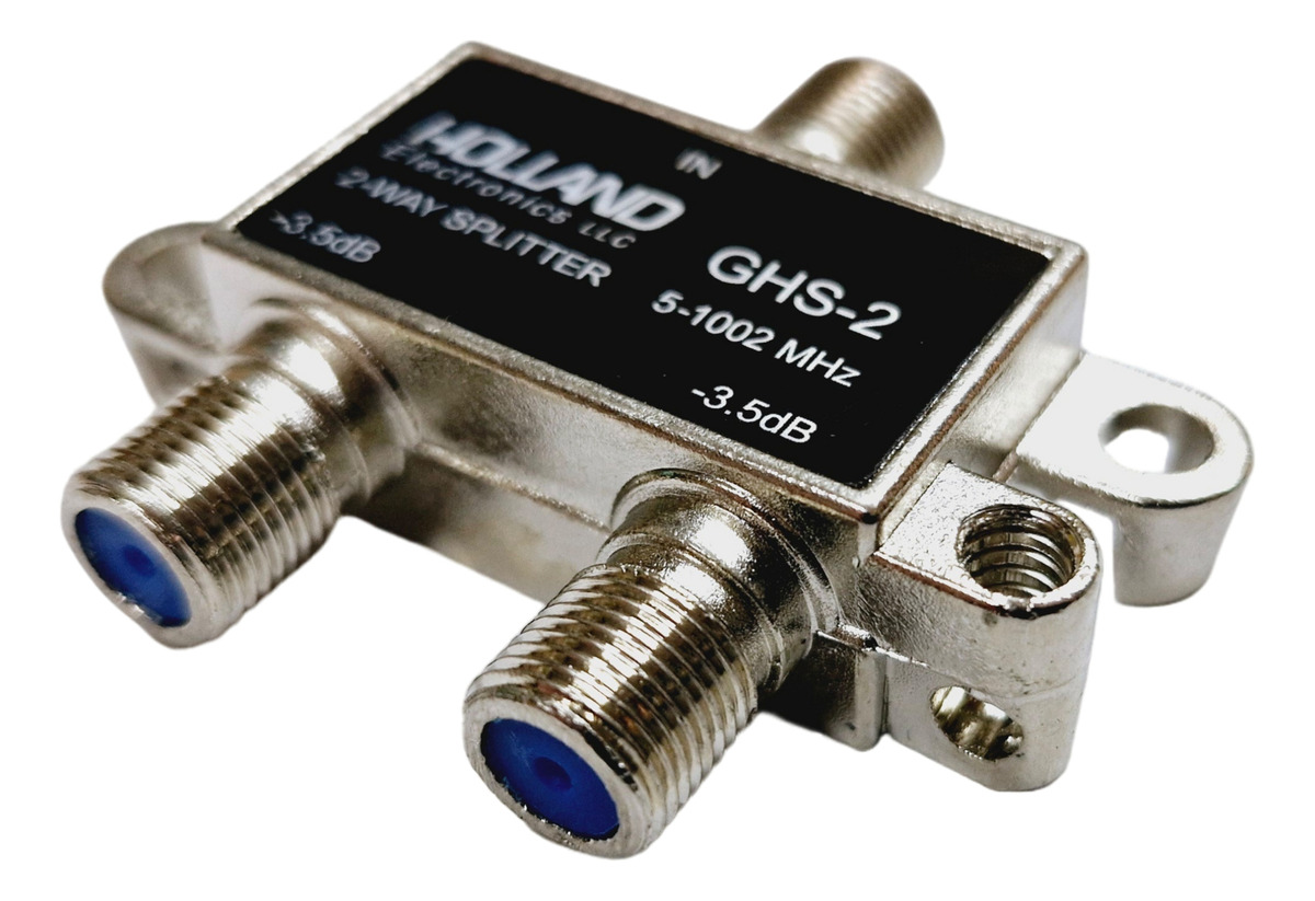 Derivador Splitter De Señal Holland Ghs-2 Coaxil Tv Conector - Imagen 6