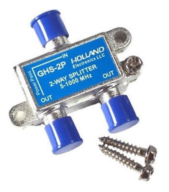 Derivador Splitter De Señal Holland Ghs-2p Con Paso Tension - Imagen 2