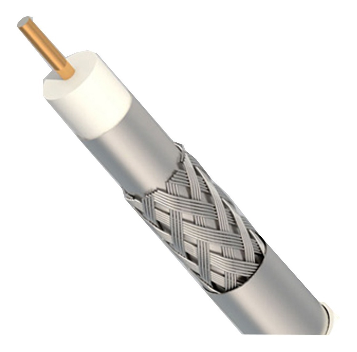 Cable Coaxil Rg 6 Trishield Importado Cabletech X 10mts