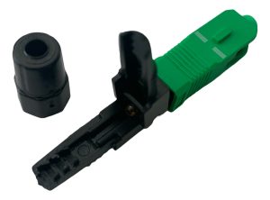 Conector Mecánico Plano Y Redondo Fibra Optica Sc/apc X10