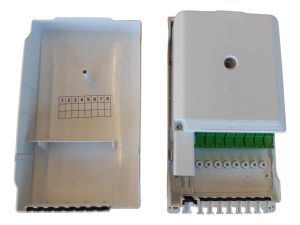 Caja Nap Distribucion Fibra Optica Ftth Edificio 1x8 Sc/apc