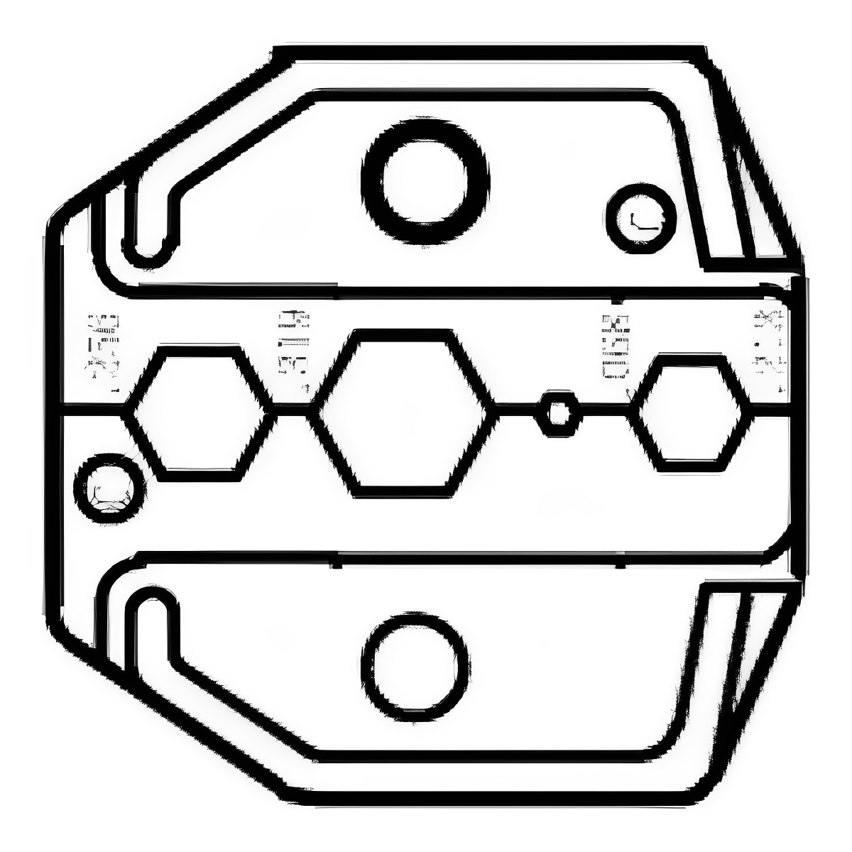 Mordaza Proskit P/ Coaxil Rg-58, Rg-59, Rg62 Y Rg-6 Cp-336dc