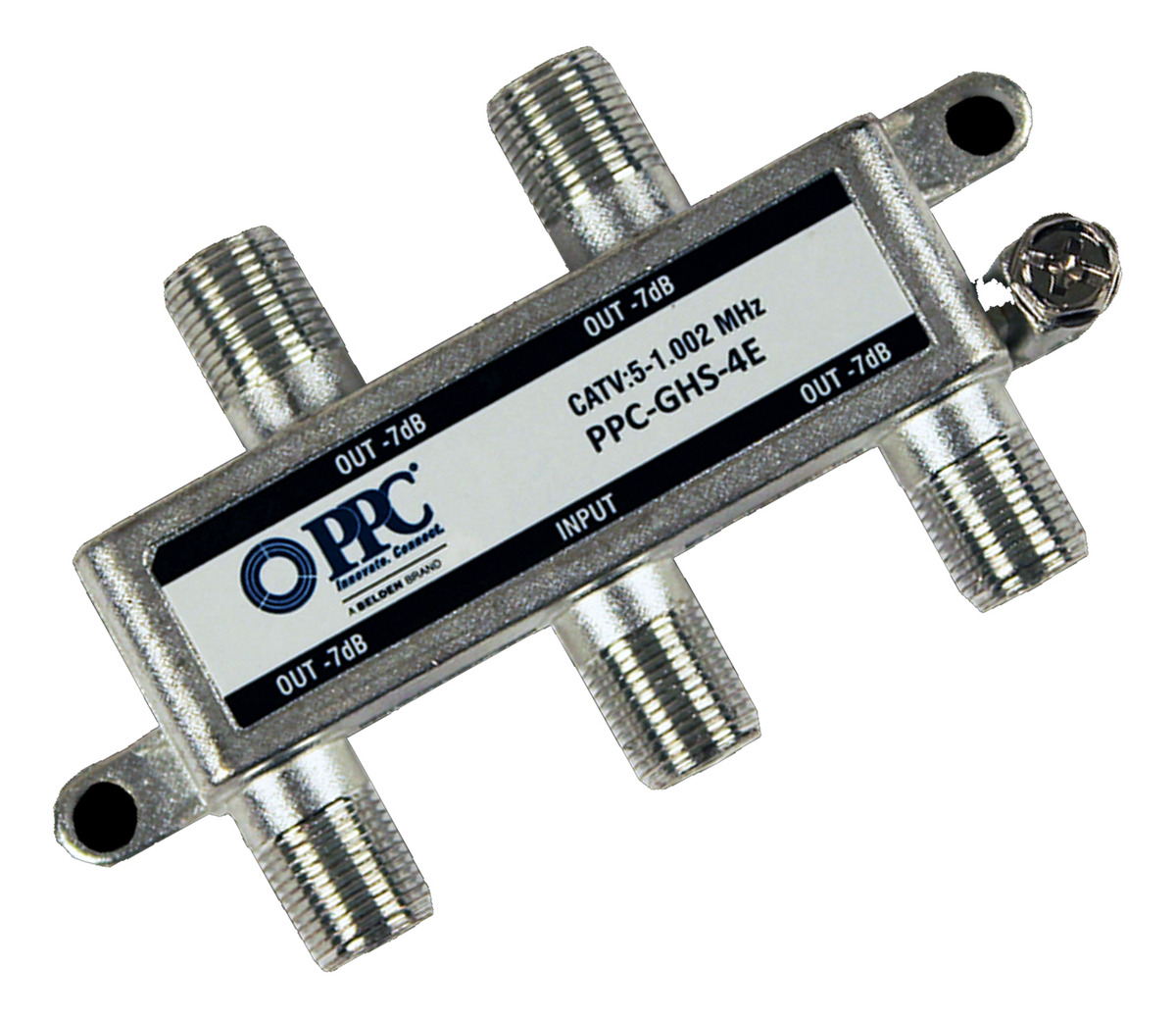 Derivador Splitter De Tv 1.2 Gb Ppc Ghs-4e Belden X10 Unids - Imagen 3