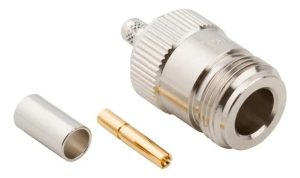 Conector N Hembra Crimpeo Rg-58 Amphenol 82-5376 Rfx X10u