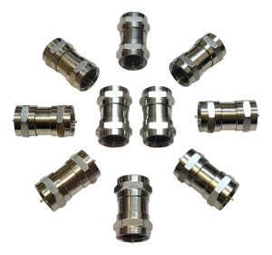 Adaptador F Macho - Male Holland P/ Coaxil Conector Pachera