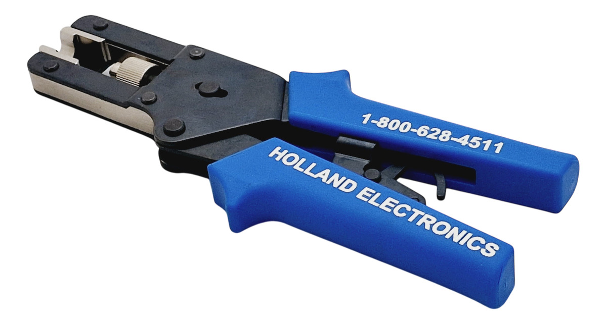 Pinza Compresion Holland P Conectores F-59 6 Bnc Rca Ct-fbr