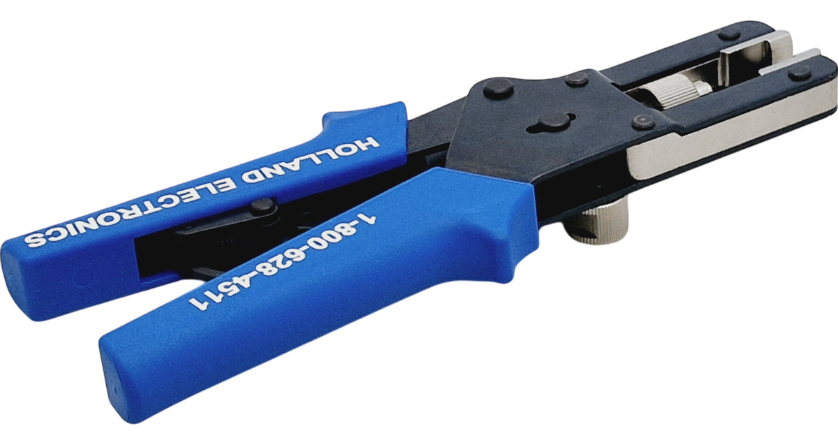 Pinza Compresion Holland P Conectores F-59 6 Bnc Rca Ct-fbr - Imagen 2