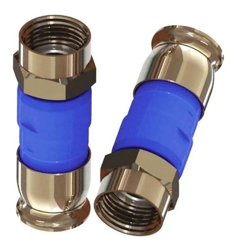 Conector F-6 De Compresión Para Rg-6 Ppc X 50 Unidades