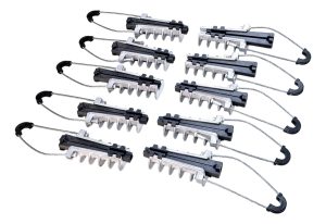 Morseto Pinza Retencion Aluminio Fibra Adss Pra-1500 X10 Uds