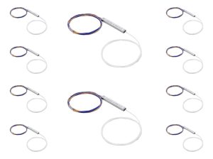 Derivador Splitter De Fibra Optica 1x2 Fusion X10 Uds