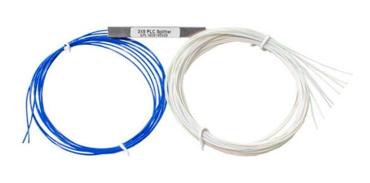 Derivador Splitter Plc De Fibra Optica 2x8 Sin Conector - Imagen 2