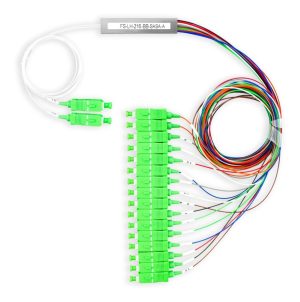 Derivador Splitter De Fibra Optica 2x16 Conector Sc/apc Plc