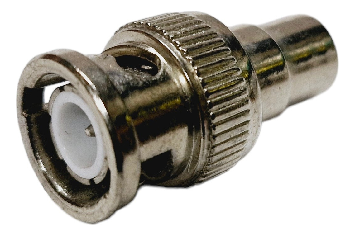 Conector Adaptador Bnc Macho A Rca Hembra X10 Unids