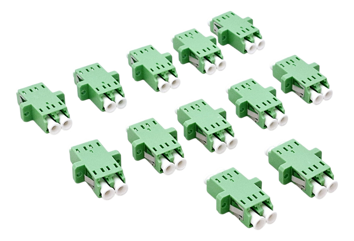 Acoplador Adaptador Duplex Fibra Optica Mono Lc/apc X12 Unid - Imagen 4