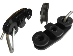 Retención De Fibra Optica Figura 8 Cartuchera C/ Gancho X10