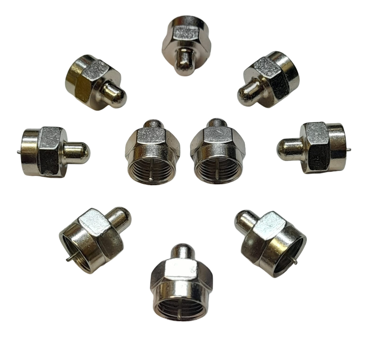 Conector Terminal F C/ Carga De 75 Ohm Holland P/ Derivador - Imagen 3