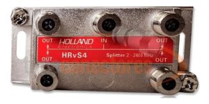 Derivador Splitter Satelital Digital Holland Hrvs4 2.4 Ghz