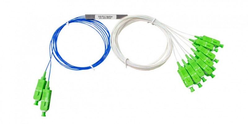 Derivador Splitter De Fibra Optica 2x8 Conector Sc/apc Plc - Imagen 2
