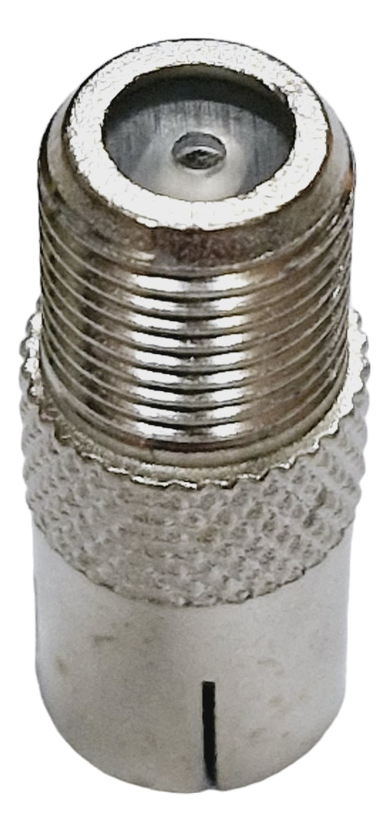 Conector Adaptador Tv Pin Grueso Hembra A F Hembra X10 Unids - Imagen 4