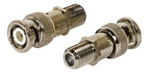 Adaptador Bnc Macho A F Hembra Cctv Conector Camara Red