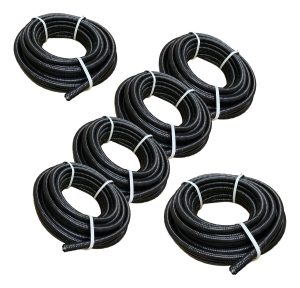 Caño Metálico Flexible + Pvc Antirroedor 1/2 X25mts X4uds