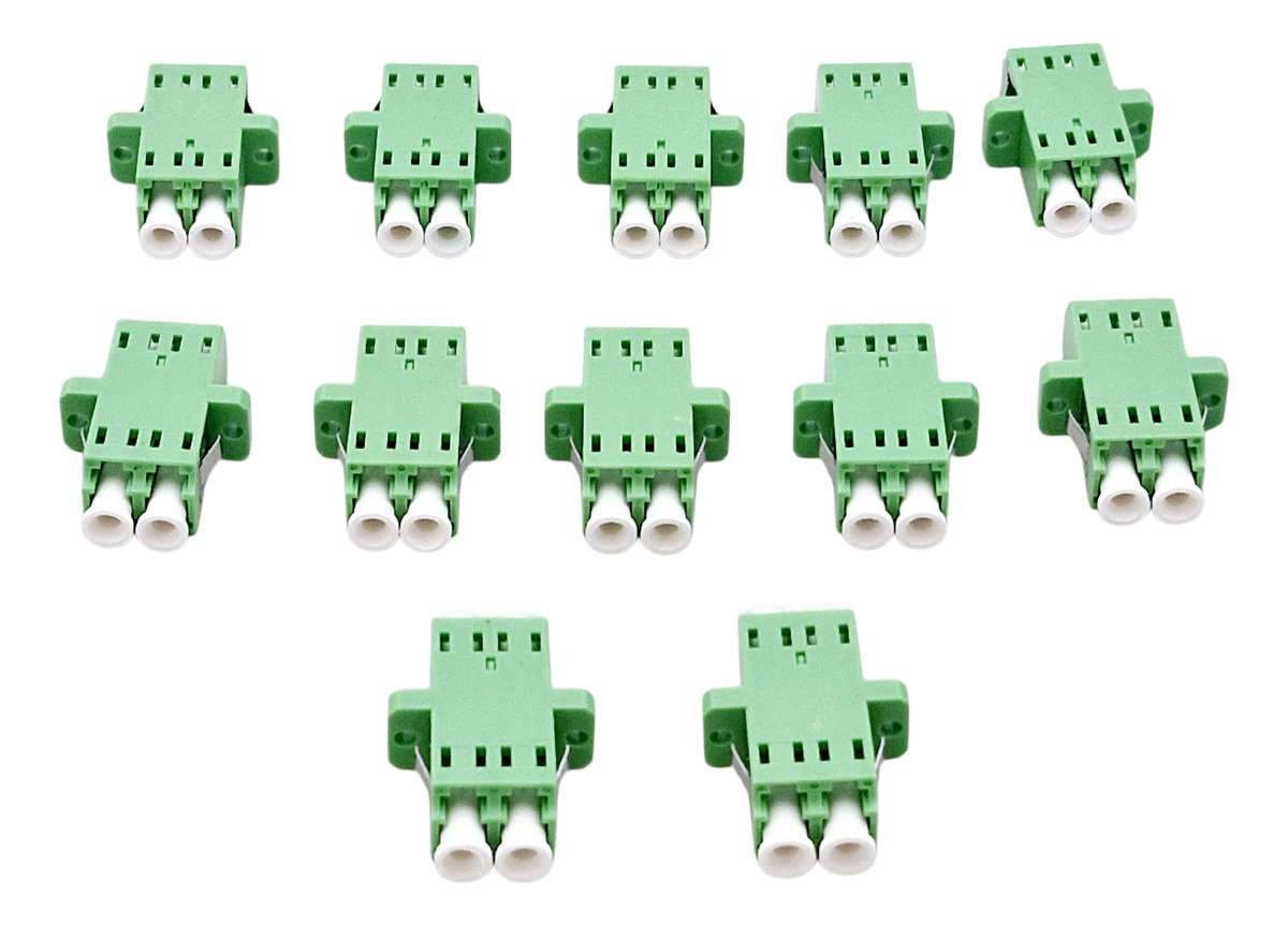 Acoplador Adaptador Duplex Fibra Optica Mono Lc/apc X12 Unid - Imagen 3