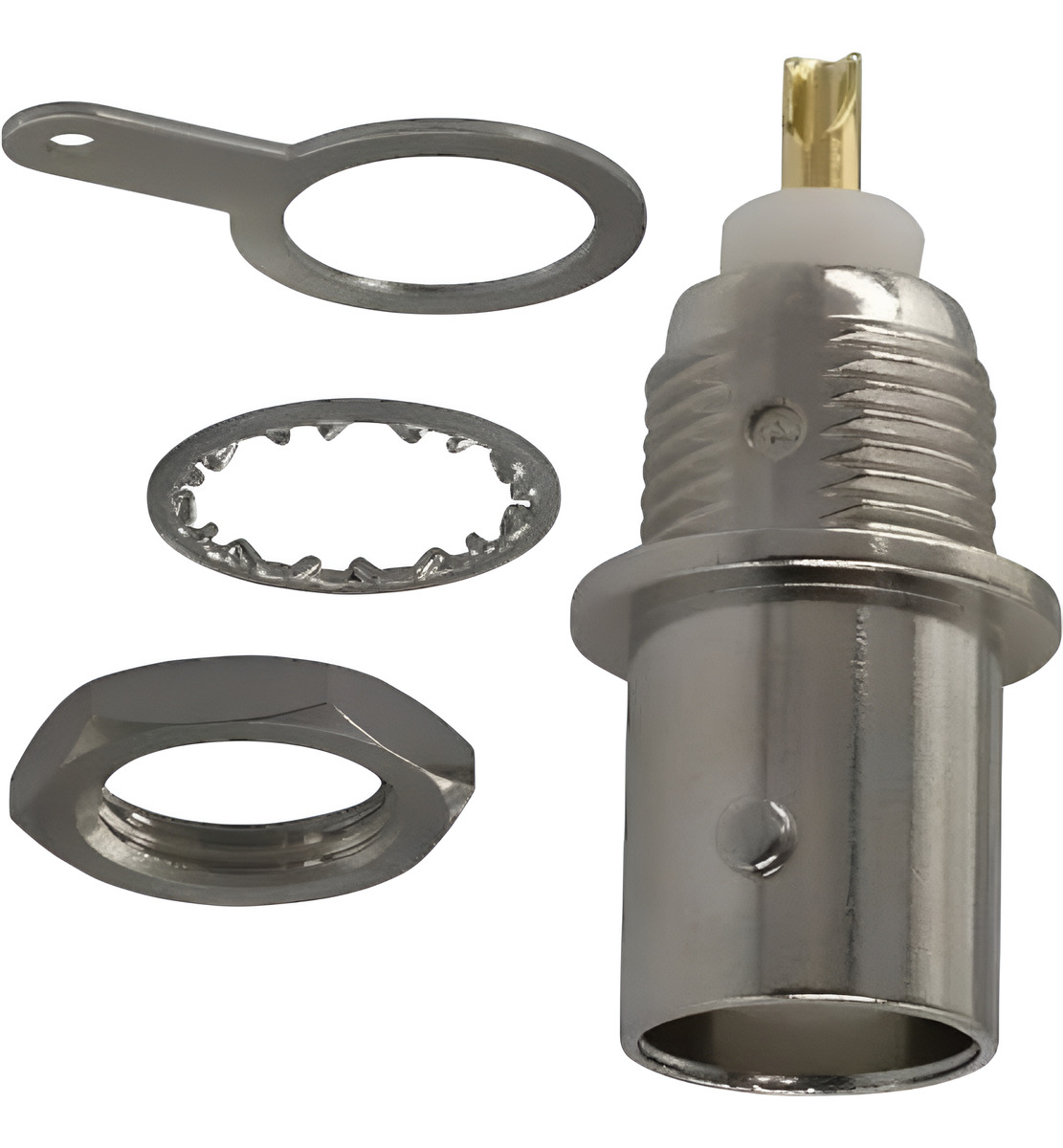 Conector Bnc Hembra Chasis Con Tuerca Amphenol 75 Ohms X10u