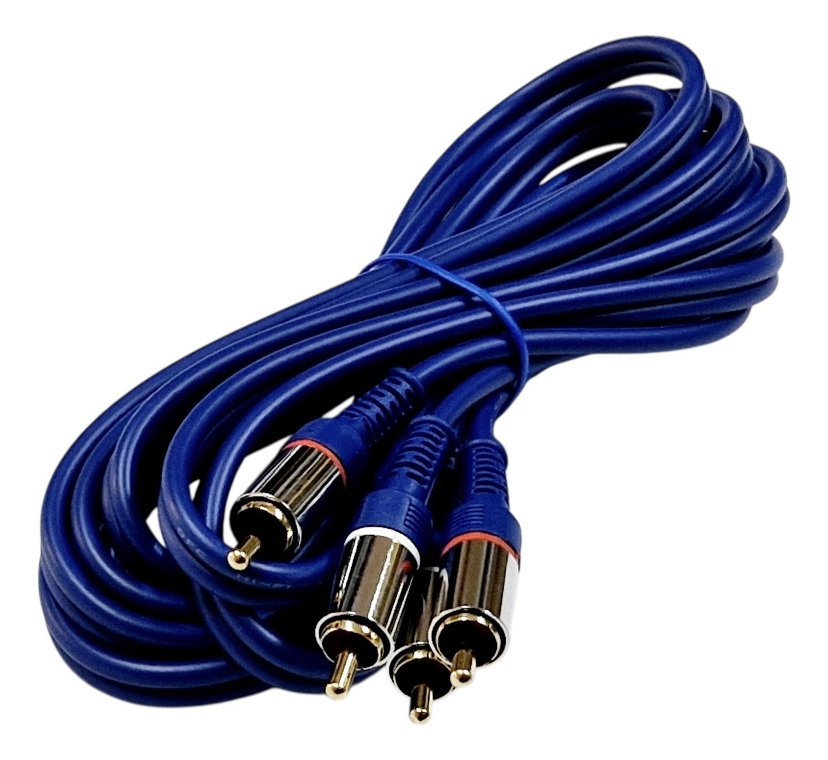 Cable Audio Rca Macho Reforzado 2rca X 2rca 3 Mts Puresonics - Imagen 3