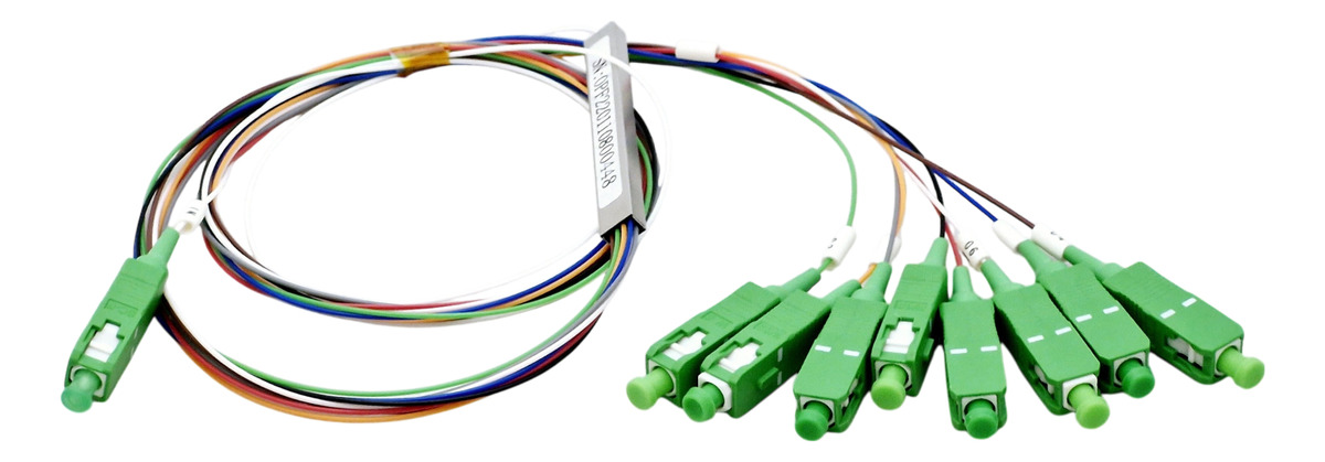Splitter 1x8 Con Conector Sc/apc Fibra Optica Plc Opf - Imagen 3