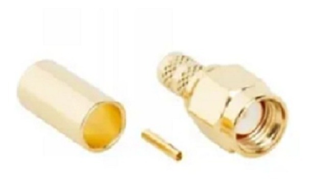 Conector Sma Macho Rg-58 Amphenol 901-9876-1 - Imagen 2