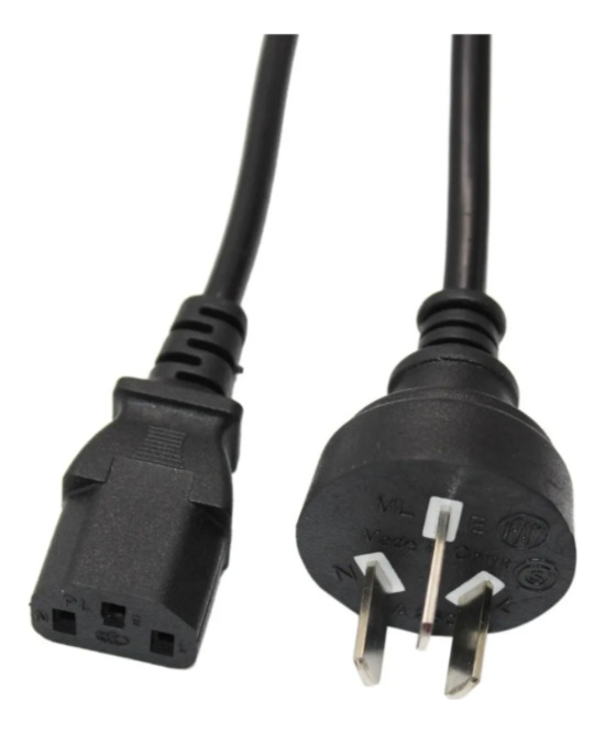 Cable De Tension P/ Pc Fuente Power Interlock Iram 1.8 Mts - Imagen 4