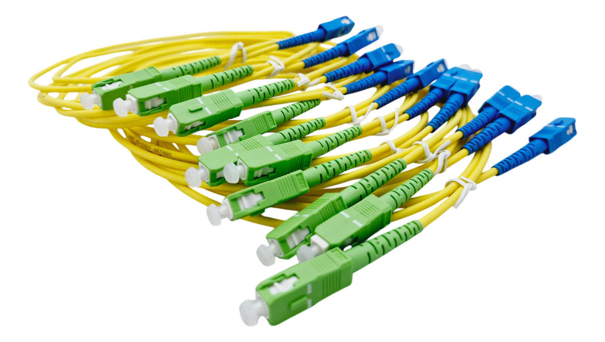 Patch Cord De Fibra Óptica Sc/apc A Sc/pc Sc/upc 1 Mts X10 - Imagen 3