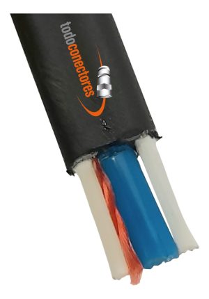 Fibra Óptica Oval Dialectrica 8 Hilos 1km Loose Tube Frp Pbt