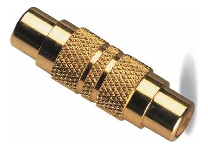 Conector Adaptador Union Rca Hembra - Hembra P/ Cable Rca