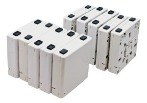 Roseta Ftth Fibra Óptica 2 Acopladores Sc/apc Fijacio X50uds