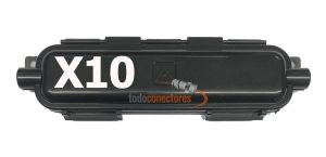 Roseta Empalme Exterior P/ Fibra Drop Redonda X10 Unid