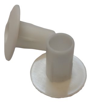 Tubo Pasa Pared Blanco Negro C/ Uv Coaxil X 10 Unidades